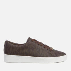 MICHAEL MICHAEL KORS Women's Keaton Stripe Trainers - Brown