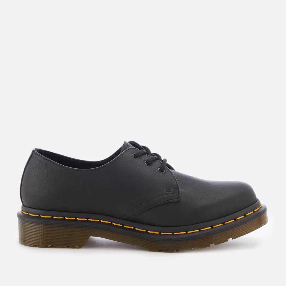 Dr. Martens Women's 1461 W Virginia Leather 3-Eye Shoes - Black