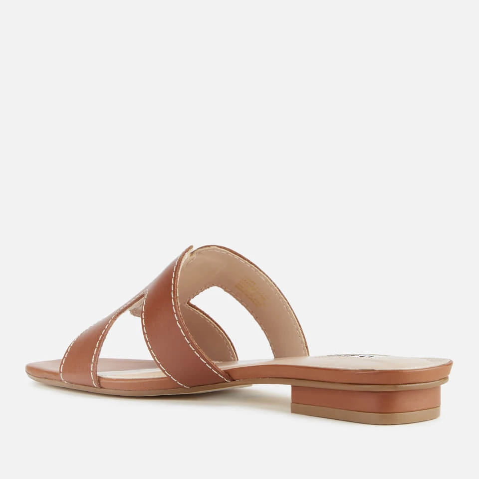 Dune Women's Loupe Leather Mule Sandals - Tan - Image 2
