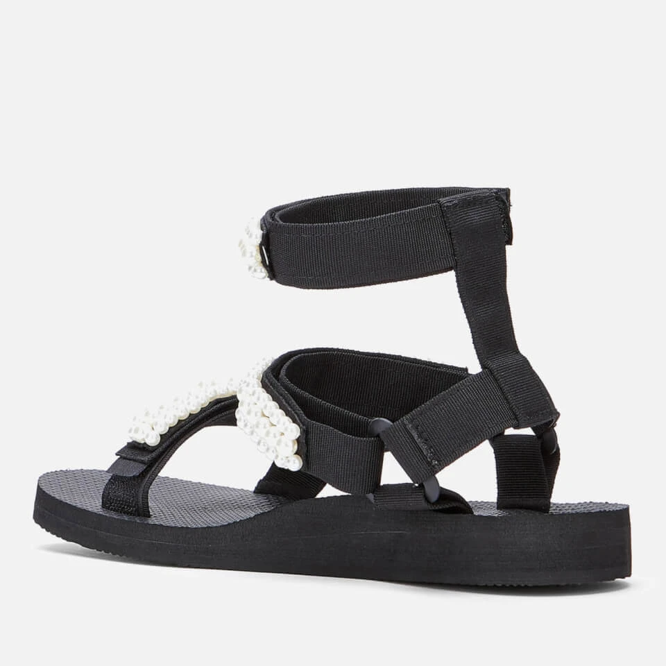 Arizona Love Women's Trekky Pearl Double Ankle Sandals - Black - Image 2