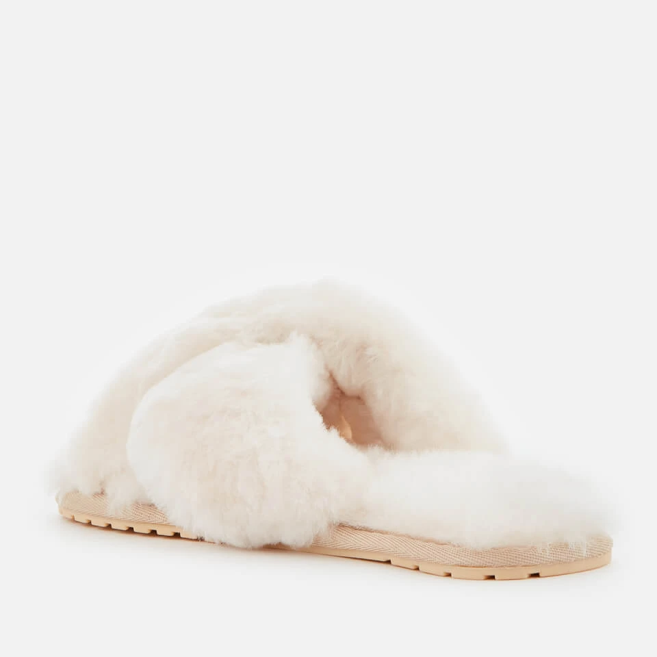 EMU Australia Women's Mayberry Sheepskin Cross Front Slippers - Natural - Image 2