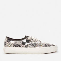 Vans Women's Patchwork Floral Authentic Trainers - Multi/Marshmallow