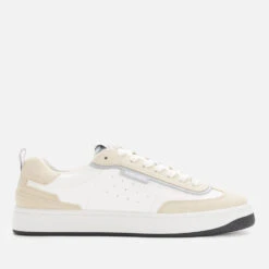 KENZO Women's Kourt 80 Leather Cupsole Trainers - White