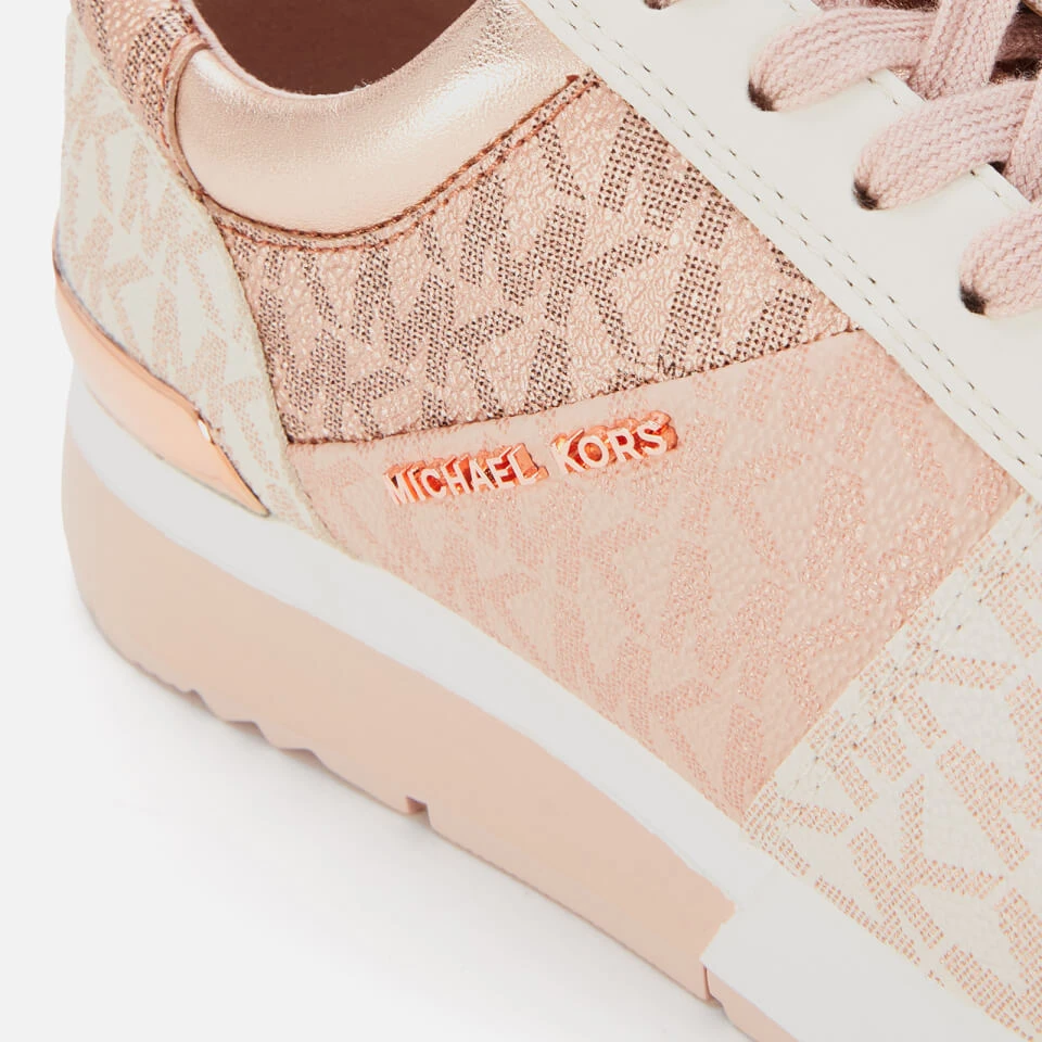 MICHAEL Michael Kors Women's Allie Running Style Trainers - Rose Gold - Image 4