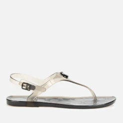 Coach Women's Natalee Rubber Jelly Sandals - Black