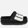UGG Women's Puft Logo Slide Sandals - Black