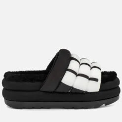UGG Women's Puft Logo Slide Sandals - Black