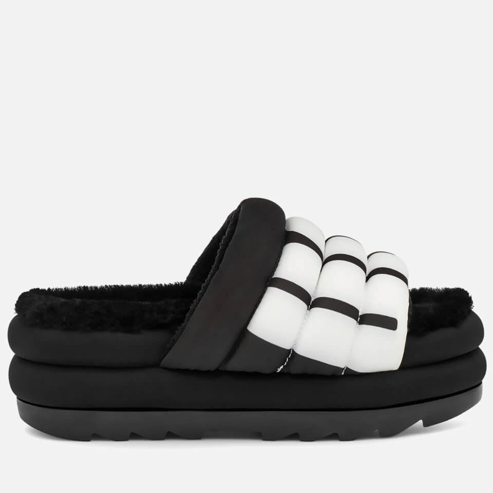 UGG Women's Puft Logo Slide Sandals - Black