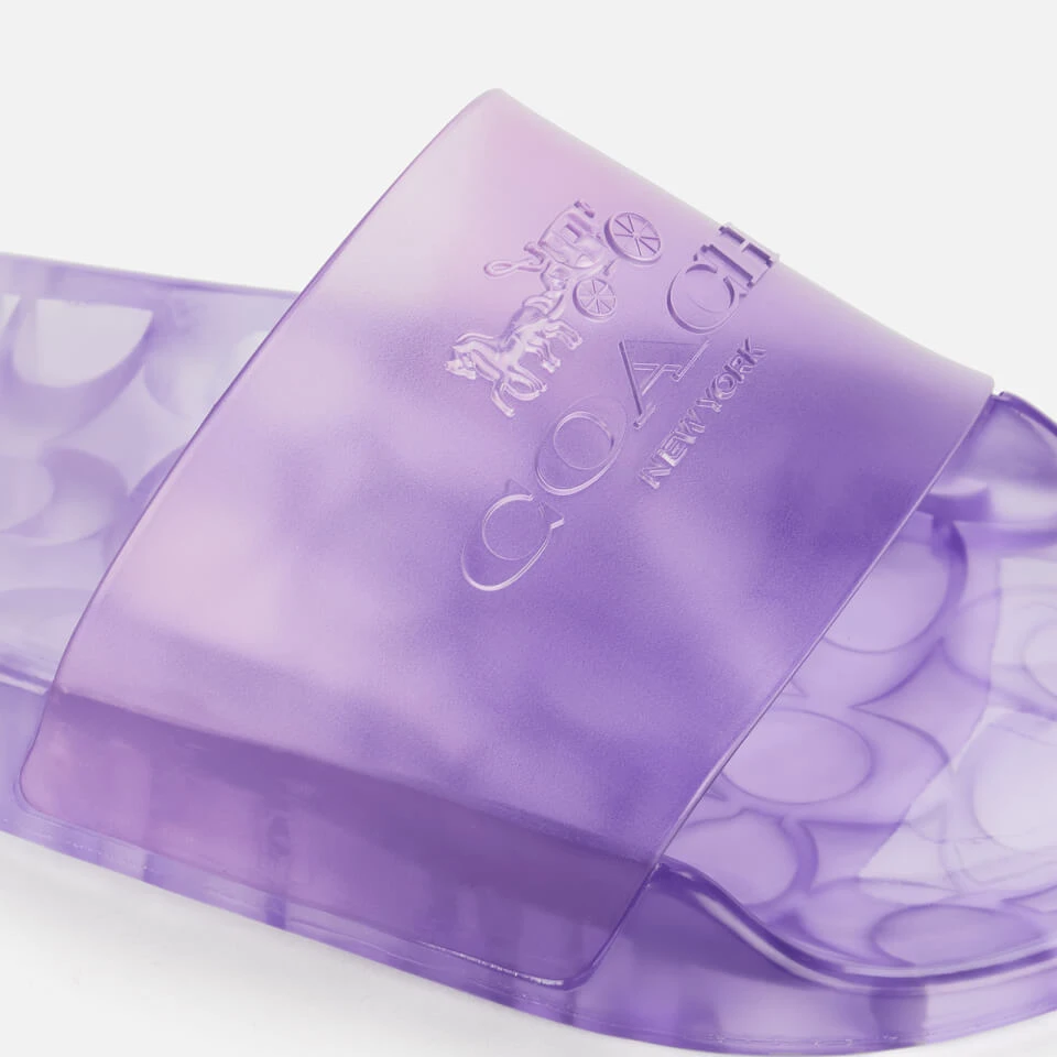 Coach Women's Ulyssa Slide Sandals - Violet - Image 3