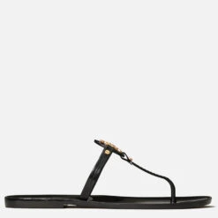 Tory Burch Women's Mini Miller Jellie Toe Post Sandals - Perfect Black
