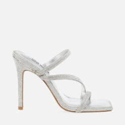 Steve Madden Annual Rhinestone Heeled Sandals