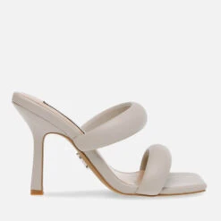 Steve Madden Jetfuel Faux Leather Heeled Mules