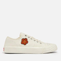 KENZO School Low Top Cotton-Canvas Trainers