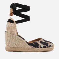 Castañer X Diane Von Furstenberg Women's Carina Canvas Wedge Espadrilles